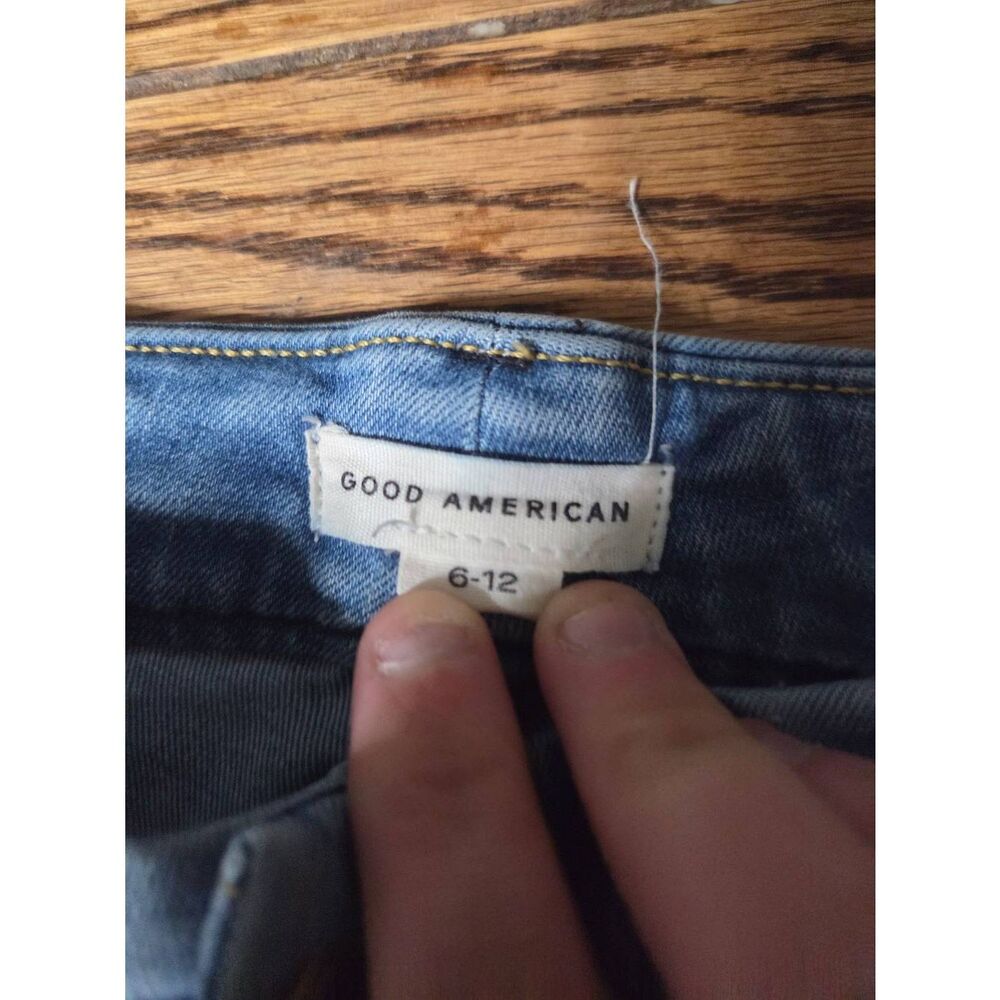 Good American Always Fits Good Legs Skinny Jeans Denethic Blue Sz 6-12 - Picture 3 of 5